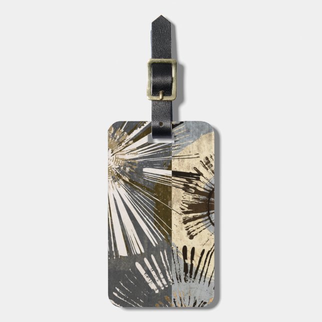 Étiquette À Bagage Tuiles d'éclatement I (Devant Vertical)