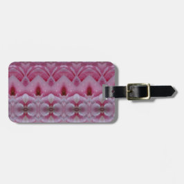 Étiquette À Bagage Tulipe rose Ikat 5