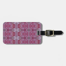 Étiquette À Bagage Tulipe rose Ikat 6