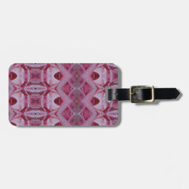 Étiquette À Bagage Tulipe rose Ikat 7