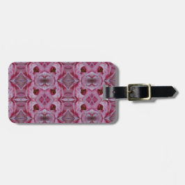 Étiquette À Bagage Tulipe rose Ikat aussi