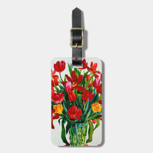 Étiquette À Bagage Tulipes