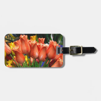 Étiquette À Bagage Tulipes en bois d'Amsterdam