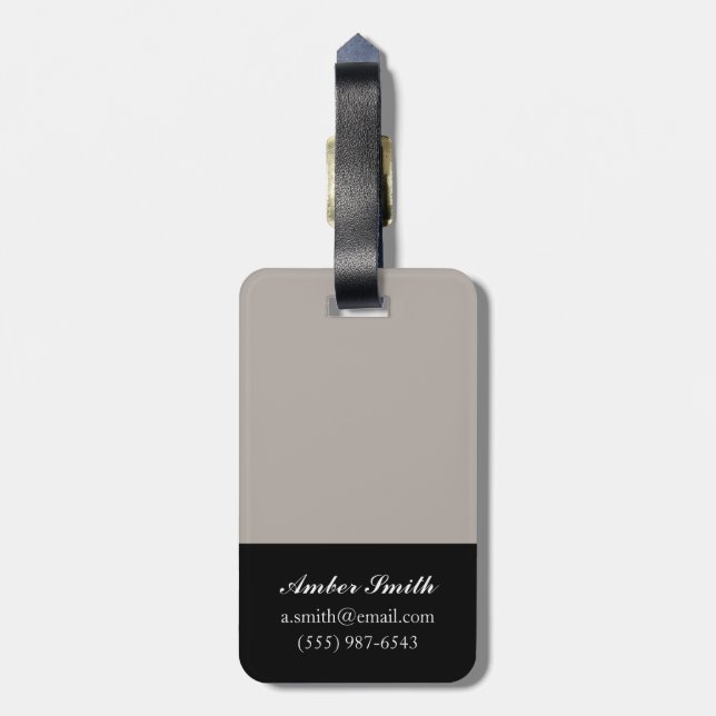 Étiquette À Bagage Turban rouge 2012 (Dos Vertical)