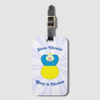 Étiquette À Bagage Ukraine Angel Slava Gloire ukrainienne