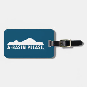 Étiquette À Bagage Un Bassin S'Il Vous Plaît