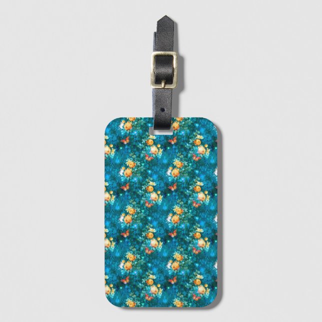 Étiquette À Bagage Une fée dans le jardin Série Design 11 (Devant Vertical)