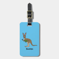 Une jolie illustration de kangourou australien