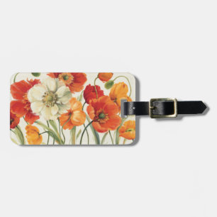Étiquette À Bagage Une mélodie des pavots