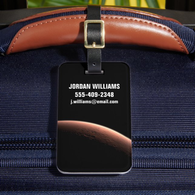 Étiquette À Bagage Une Partie De Mars À La Limite De La Lumière Et De (Insitu Rectoal 2)