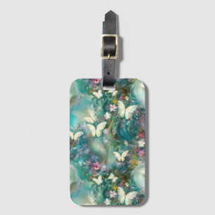 Étiquette À Bagage Une série de papillons mystiques Design 3
