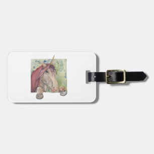 Étiquette À Bagage Unicorne