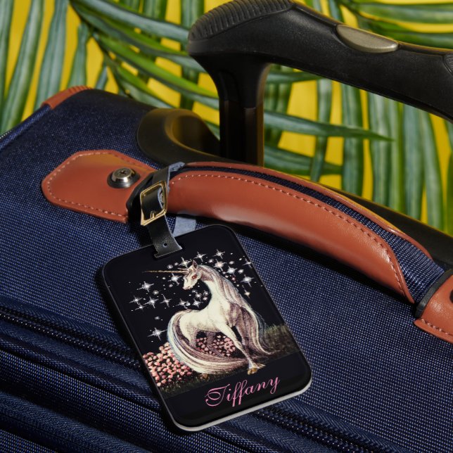 Étiquette À Bagage Unicorne personnalisée (Insitu Rectoal 1)