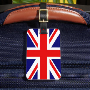 Étiquette À Bagage UNION JACK - LE DRAPEAU BRITANNIQUE Londres