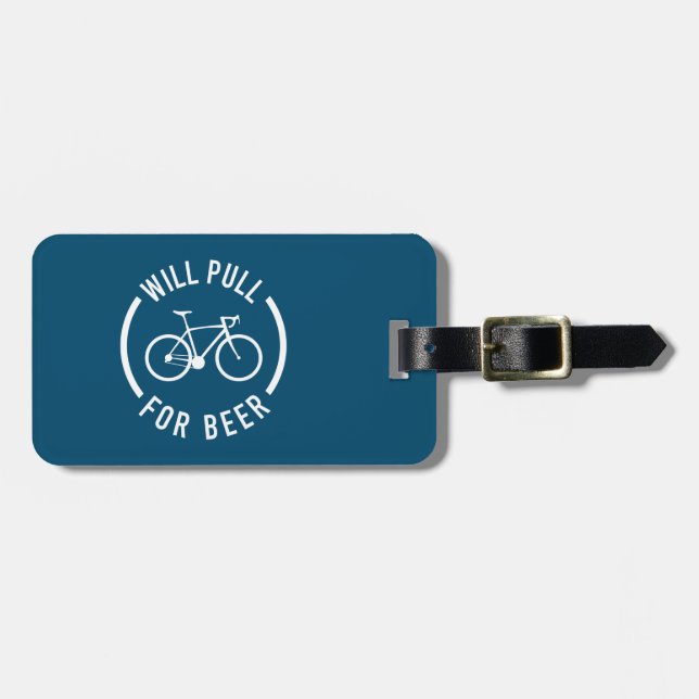 Étiquette À Bagage Va Tirer Pour Le Vélo De Bière (Devant horizontal)