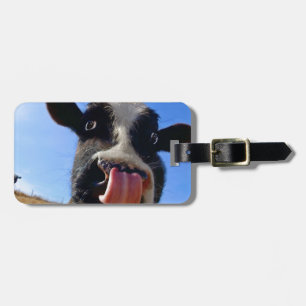 Étiquette À Bagage Vache à Lickin