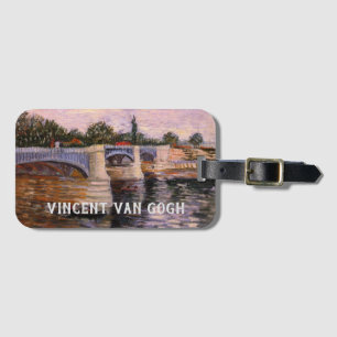 Étiquette À Bagage Van Gogh La Seine avec Pont del Grande Jette