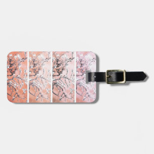 Étiquette À Bagage Van Gogh Les fleurs d'amandes rose