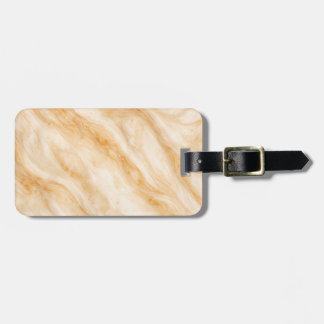 Étiquette À Bagage Vanilla Milkshake Marble Texture