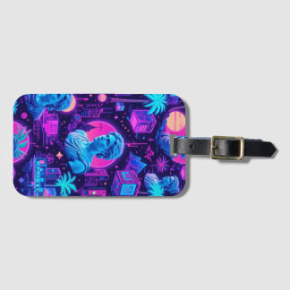 Étiquette À Bagage Vaporwave Reverie