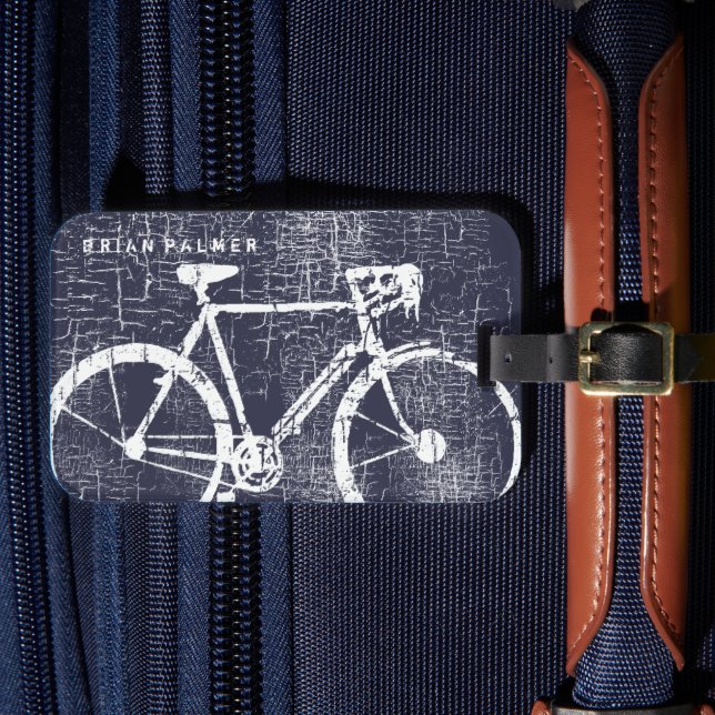 Étiquette À Bagage Vélo / Cyclisme, Vélo inspiré (Insitu Rectoal 4)