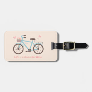 Étiquette À Bagage Vélos Vélos Vie est une belle balade