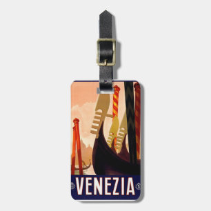 Étiquette À Bagage Venezia vintage