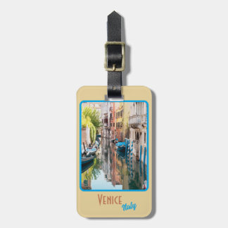 Étiquette À Bagage Venise, Italie Vintage