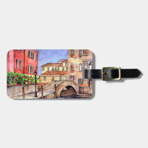 Étiquette À Bagage Venise - Stylo & Laver Aquarelle
