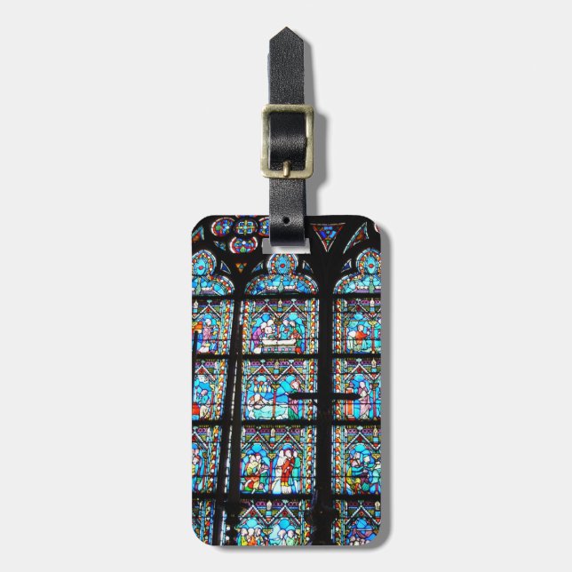 Étiquette À Bagage Verre souillé chez Notre Dame (Devant Vertical)