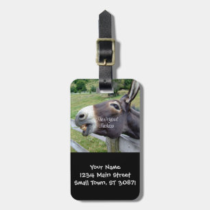Étiquette À Bagage Veste originale drôle âne Mule animal de ferme
