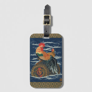 Étiquette À Bagage Vie flottante : Coq et Hen en mer