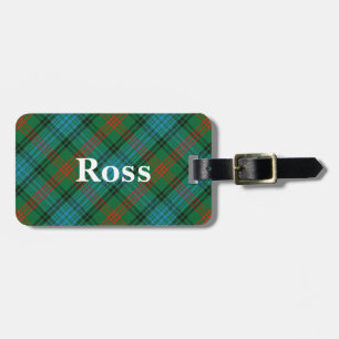 Étiquette À Bagage Vieux tartan de Ross de clan de Scotsman