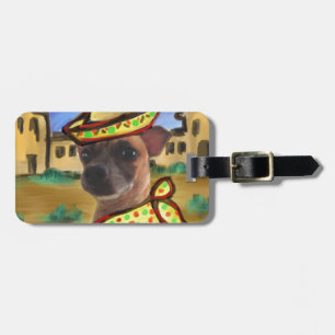 ÉTIQUETTE À BAGAGE VILLAGE MEXICAIN