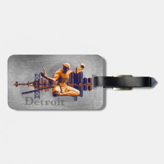 Étiquette À Bagage Ville de Detroit