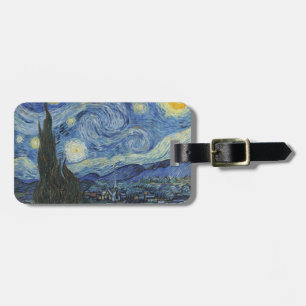 Étiquette À Bagage Vincent van Gogh   la nuit étoilée, juin 1889