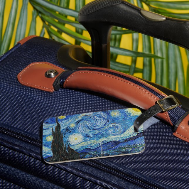 Étiquette À Bagage Vincent van Gogh, Starry Night (Insitu Rectoal 3)
