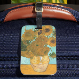 Étiquette À Bagage Vincent van Gogh - Vase avec douze tournesols
