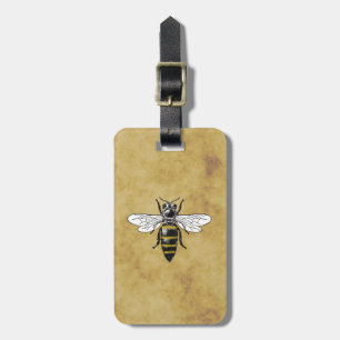 Étiquette À Bagage Vintage Bee #2