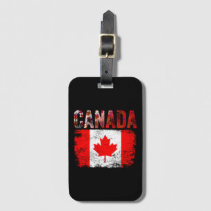 Étiquette À Bagage Vintage Canada