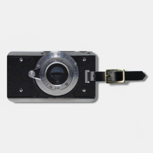 Étiquette À Bagage VINTAGE collection CAMERA 01b Balise bagage 2