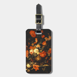 Étiquette À Bagage Vintage Floral Vie morte - Abraham Mignon