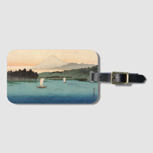 Étiquette À Bagage Vintage japonais Fukeiga 4 - Ukiyo-e