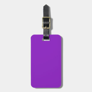 Étiquette À Bagage Violet Uni