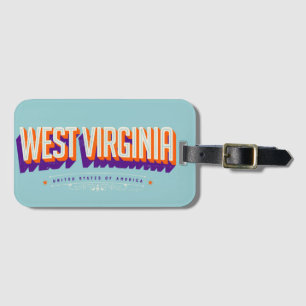 Étiquette À Bagage Virginie-Occidentale États-Unis