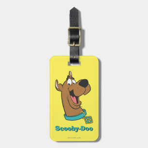 Étiquette À Bagage Visage heureux de Scooby-Doo