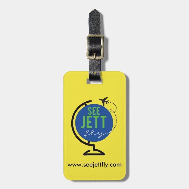 Étiquette À Bagage Voir la mouche de Jett - étiquette de bagage et de (Devant Vertical)