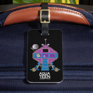 Étiquette À Bagage Voiture Aqua Ado Hunger Force Mooninites
