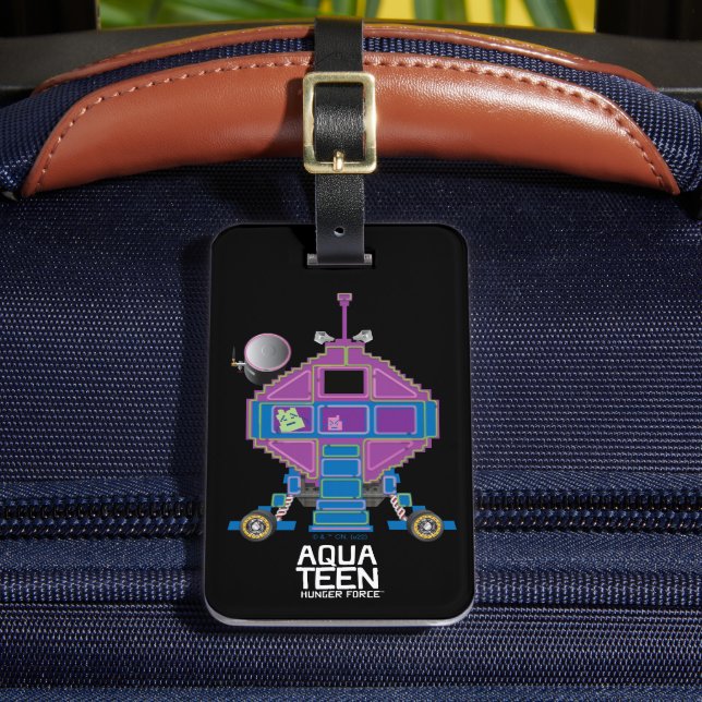 Étiquette À Bagage Voiture Aqua Ado Hunger Force Mooninites (Insitu Rectoal 2)