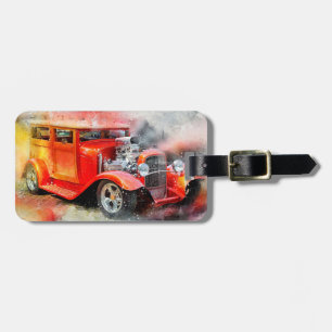 Étiquette À Bagage Voiture vintage